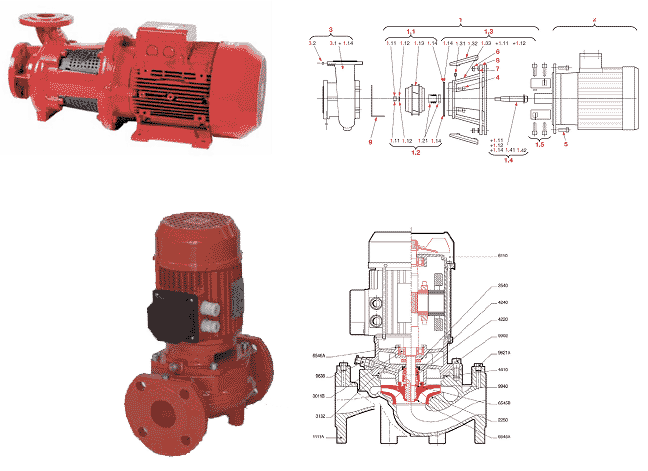 pompes à rotor sec