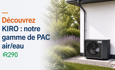 GECO lance KIRO, sa nouvelle gamme de PAC air/eau au R290