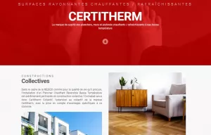 Communiqué de presse : Certitherm et Certitherm Collectif, qualité des systèmes de surfaces rayonnantes réversibles