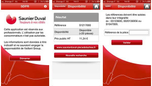 Nouvelle application mobile Saunier Duval