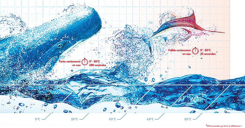 Avantages forte contenance en eau Avantages forte contenance en eau