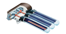 Capteur solaire thermique à tubes sous vide