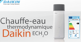 Chauffe-eau Thermodynamique innovant ECH<sub>2</sub>O