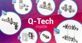 Thermostatisation technique Q-Tech : corps de robinet «Série AQ»