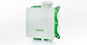 La VMC simple flux hygroréglable pour maisons neuves : DucoBox Hygro