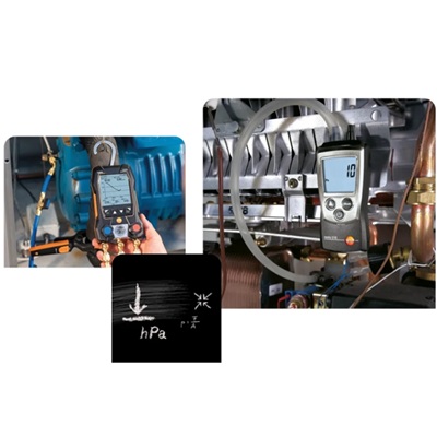 Manomètres Testo, mesure frigorifique connectée