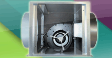 Caisson de ventilation basse consommation à moteur ECM