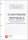 Livre CLIMATISEURS INDIVIDUELS : Cahier de Notes Savoir.Faire