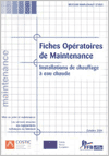 Livre FICHES OPERATOIRES DE MAINTENANCE : fascicule et CD-Rom : Installation de chauffage à eau chaude