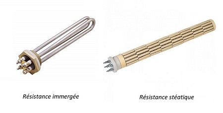 résistances différentes résistance stéatite et immergée