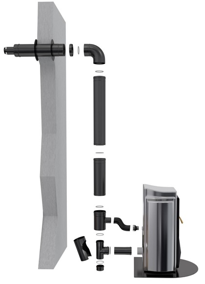 accessoires nécessaires à la réalisation d’un conduit Kits conduits de fumée