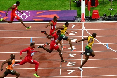 arrivée des coureurs course