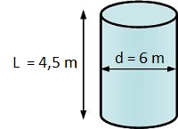 cylindre calcul volume d’un cylindre