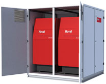 Chaufferie préfabriquée Hoval Slim AC Chaufferie préfabriquée Hoval Slim AC