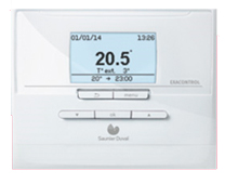 Exacontrol E7R C-B Thermostat d'ambiance programmable radio à piles
