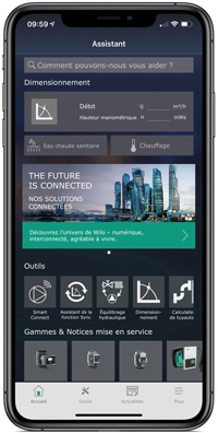 Wilo-Assistant application Wilo-Assistant