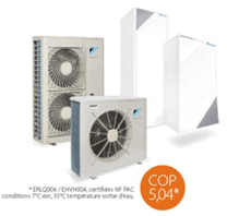 Pompe à chaleur Altherma de Daikin Pompe à chaleur Air/Eau Basse Température