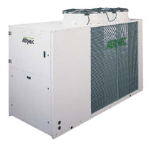 Refroidisseurs, pompes à chaleur à condensation par air avec ventilateurs axiaux