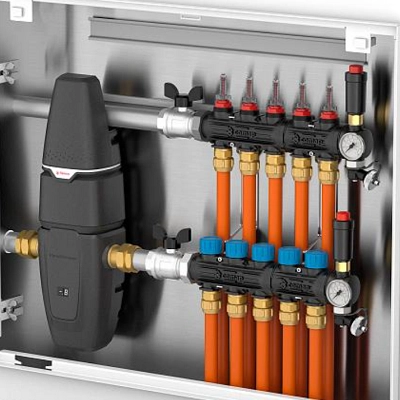  Collecteur pour plancher chauffant