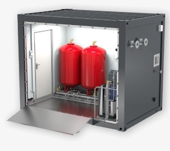 Locaux techniques en conteneurs