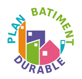 Logo plan batiment durable