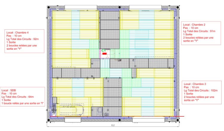 Plafond rafraichissant chauffage