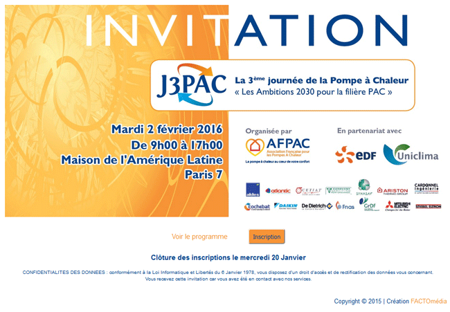 Invitation AFPAC