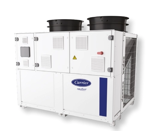 Pompe à chaleur air-eau AquaSnap 61AQ de Carrier, modèle haute température à réfrigérant naturel R-290