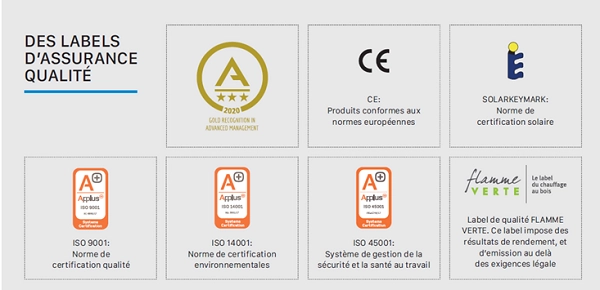 Labels d'assurance qualité