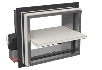 CU-LT-1S : 200x100 mm à 800x600 mm, ici mécanisme télécommandé BOBI CU-LT-1S : 200x100 mm à 800x600 mm, ici mécanisme télécommandé BOBI