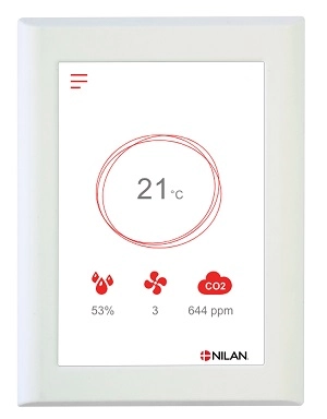 cran de régulation d’une ventilation double flux thermodynamique