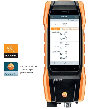 Analyseur de combustion robuste et intelligent