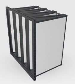 Filtre à air Opakfil ES+ de Camfil, conçu pour une efficacité énergétique élevée et une faible perte de charge