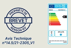 Débit d’air garanti Application Installateur : débit d’air garanti